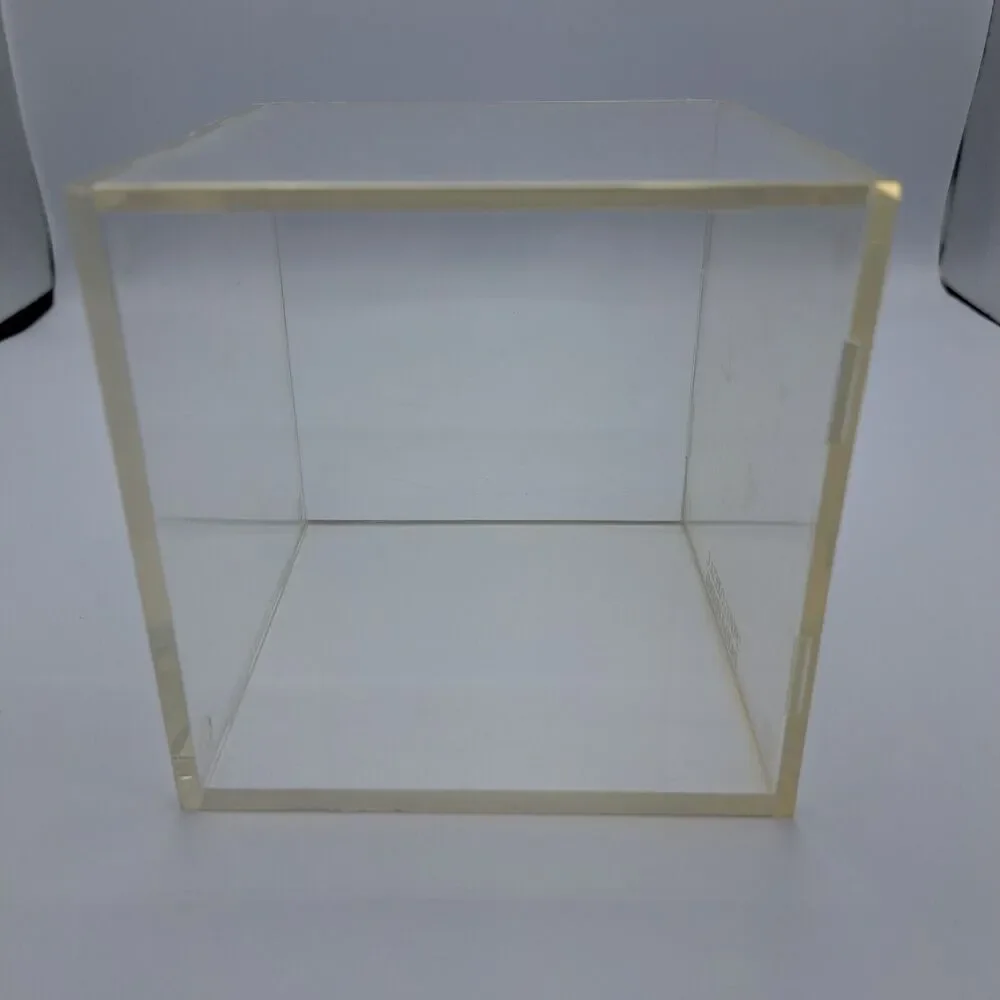 Sports Cubes Baseball Holder Display Case 2-Piece Clear Acrylic Patent Pending - Picture 6 of 9